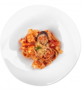 Феттуччине с морепродуктами